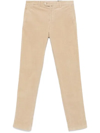Kiton Corduroy Trousers In Neutrals