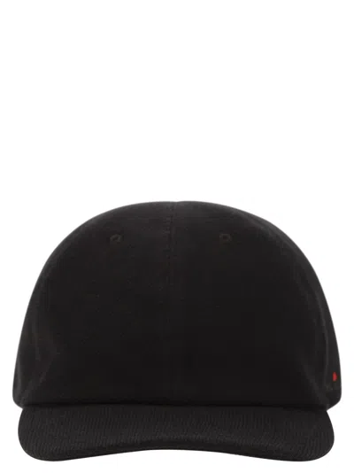 Kiton Cotton Baseball Cap In Black