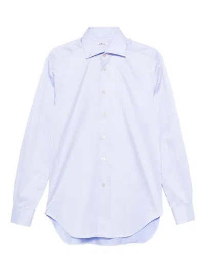 Kiton Cotton Button-down Shirt In White