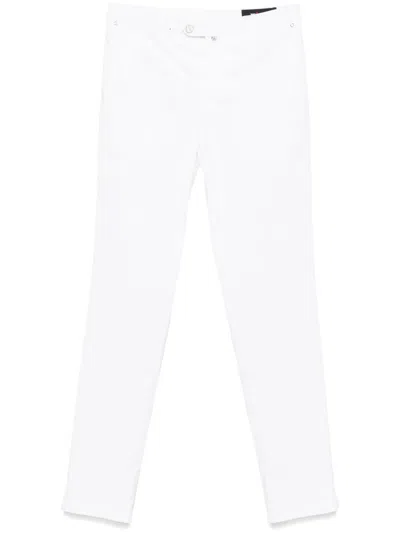 Kiton Cotton Chinos In White