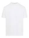 Kiton Cotton Crew-neck Short-sleeve T-shirt In White