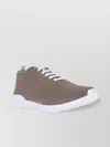Kiton Cotton Mesh Sneakers Reinforced Toe In Neutral