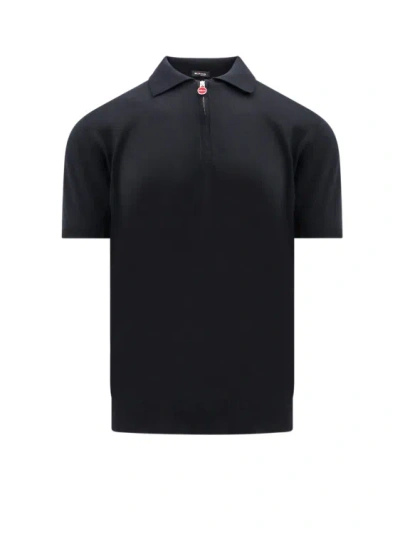 Kiton Cotton Polo Shirt In Black