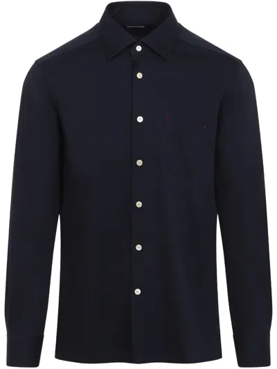 Kiton Nerano Shirt In Blue