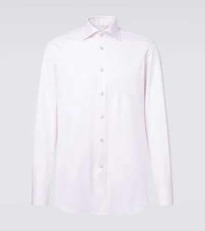 Kiton Cotton Shirt In Animal Print