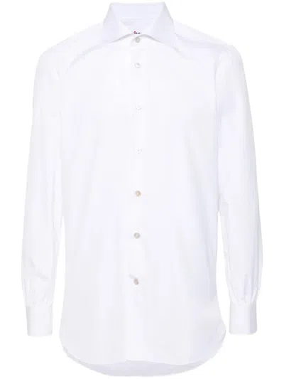 Kiton Cotton Shirt In White