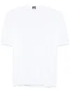 Kiton Cotton Crew-neck Short-sleeve T-shirt In White