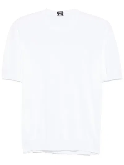 Kiton Cotton T-shirt In White