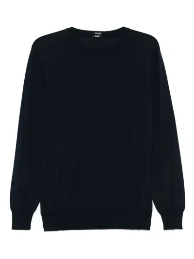 Kiton Fein Gestricktes Oberteil In Blue