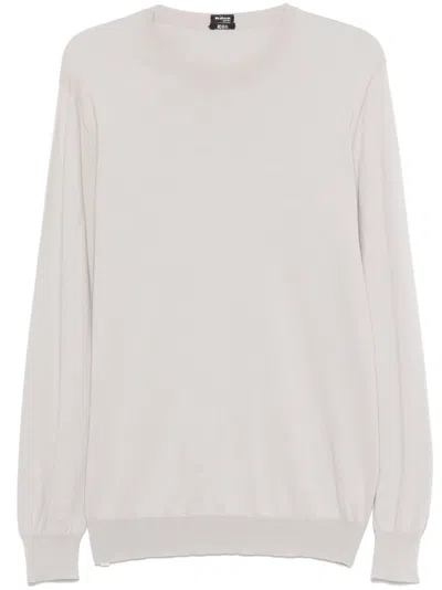 Kiton Cotton Top In Grey
