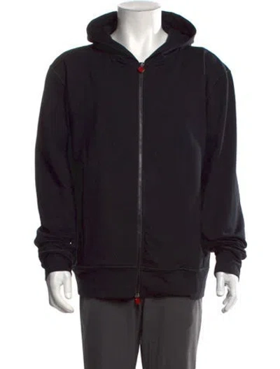 Pre-owned Kiton Crew Neck Long Sleeve Hoodie In Black