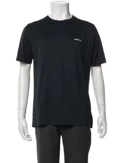 Pre-owned Kiton Crew Neck Short Sleeve T-shirt In Black