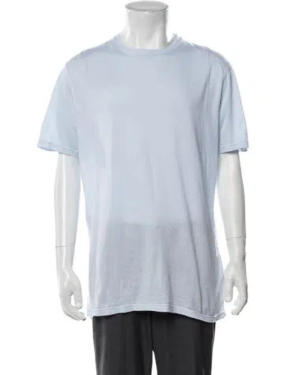 Pre-owned Kiton Crew Neck Short Sleeve T-shirt In Blue