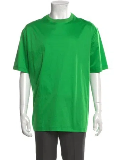 Pre-owned Kiton Crew Neck Short Sleeve T-shirt In Green