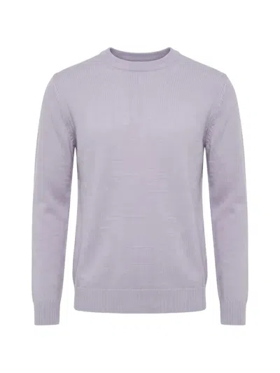 Kiton Crew-neck Long-sleeve Sweater In Purple