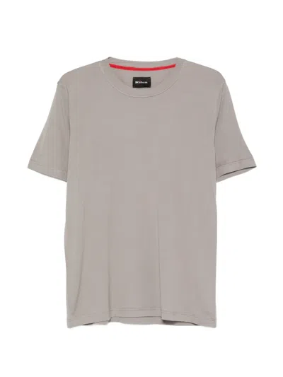 Kiton Crew-neck Short-sleeve T-shirt In Neutral