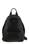 Kiton Deerskin Backpack In Black