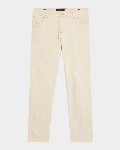 Kiton Denim Slim Jeans In Neutral