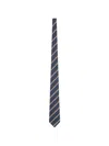 Kiton Diagonal-stripe Silk Tie In Multi
