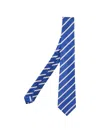 Kiton Diagonal-stripe Tie In Blue
