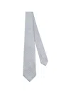 Kiton Dotted Tie In Gray