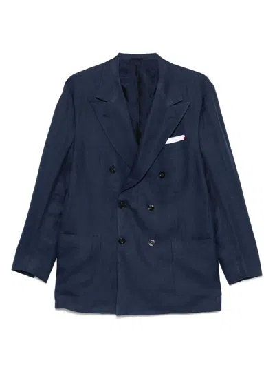 Kiton Double-breasted Blazer