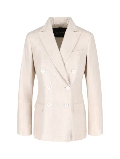 KITON DOUBLE-BREASTED BLAZER