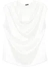 Kiton Women's Shirt With Dropped Collar In White
