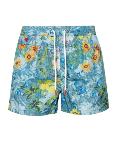 KITON DRAWLINE SWIMMING TRUNKS