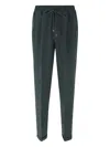 Kiton Drawstring-fastening Trousers In Green