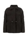 Kiton Down Jacket Long Sleeves Drawstring Collar Pocket In Multi