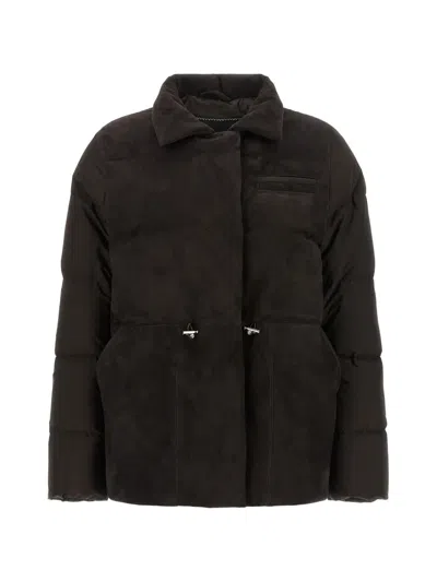 KITON DRAWSTRING QUILTED DOWN JACKET