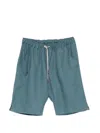 Kiton Drawstring Shorts In Blue