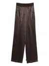 Kiton Drawstring Silk Straight Trousers In Multi