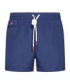 Kiton Monochrome Swimshort In Blue