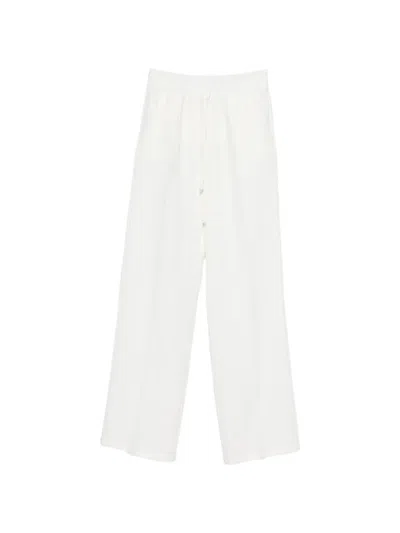 Kiton Drawstring Trousers In White