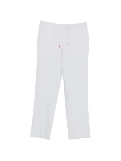 Kiton Drawstring Trousers In White