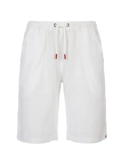 Kiton Drawstring-waistband Shorts In White
