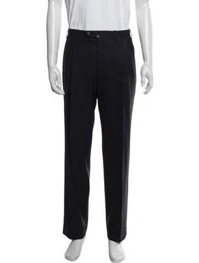 Pre-owned Kiton Dress Pants In Black