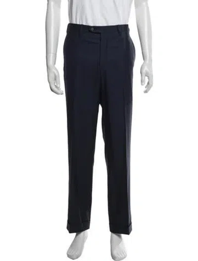 Pre-owned Kiton Dress Pants In Blue
