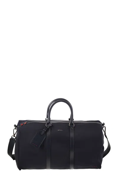 Kiton Duffel Bag With Leather Inserts