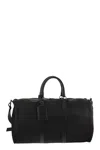 Kiton Duffel Bag With Leather Inserts