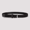 Kiton Adjustable Braided Leather Belt With Silver Buckle In Black