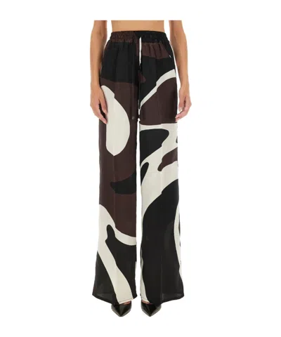 KITON KITON PRINTED PATTERNED PANTS