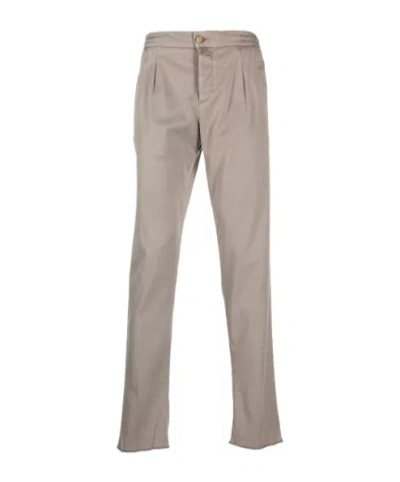 KITON ELASTIC WAIST CASUAL PANTS