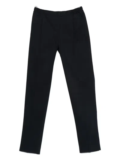 Kiton Elastic-waistband Trousers In Black