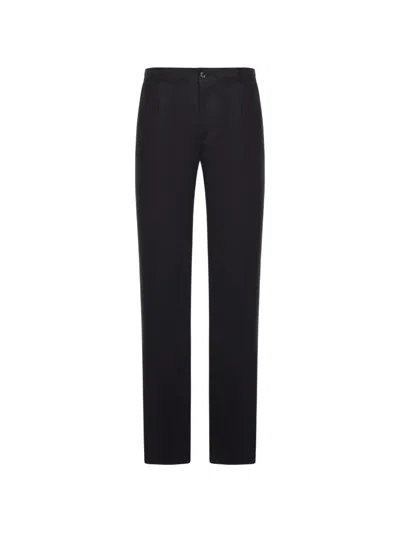 Kiton Elasticated Trousers In Blue