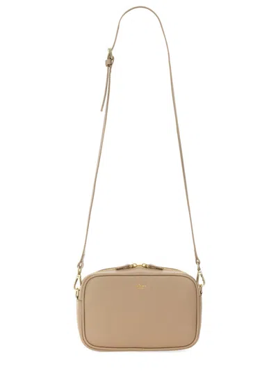 Kiton Shoulder Bag With Logo In White