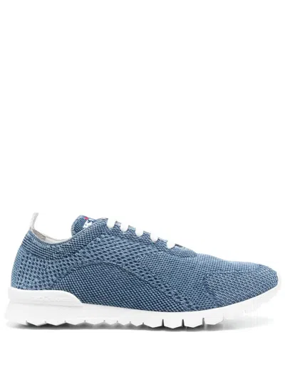Kiton Fits Sneaker In Blue