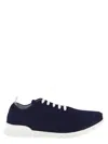 Kiton Fits Sneakers Round Toe Knit Upper In Blue